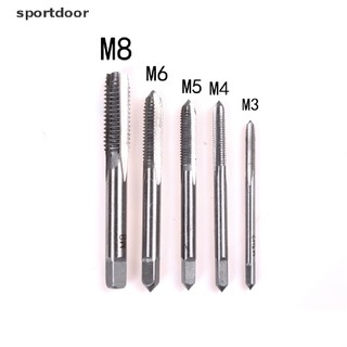 Bộ 5 Mũi Khoan Thẳng Cầm Tay M3 M4 M5 M6 M8 3mm-8mm