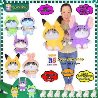 THÚ NHỒI BÔNG MÈO COSPLAY SIÊU CƯNG ÔM NGỦ RẤT MỀM - GỐI ÔM HÌNH CON MÈO COSPLAY [GIAO NHANH]