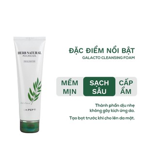 Tẩy Da Chết Thảo Dược Mịn Và Sáng Da Dr.Pepti Herb Natural Peeling Gel 130ml - Bebeau