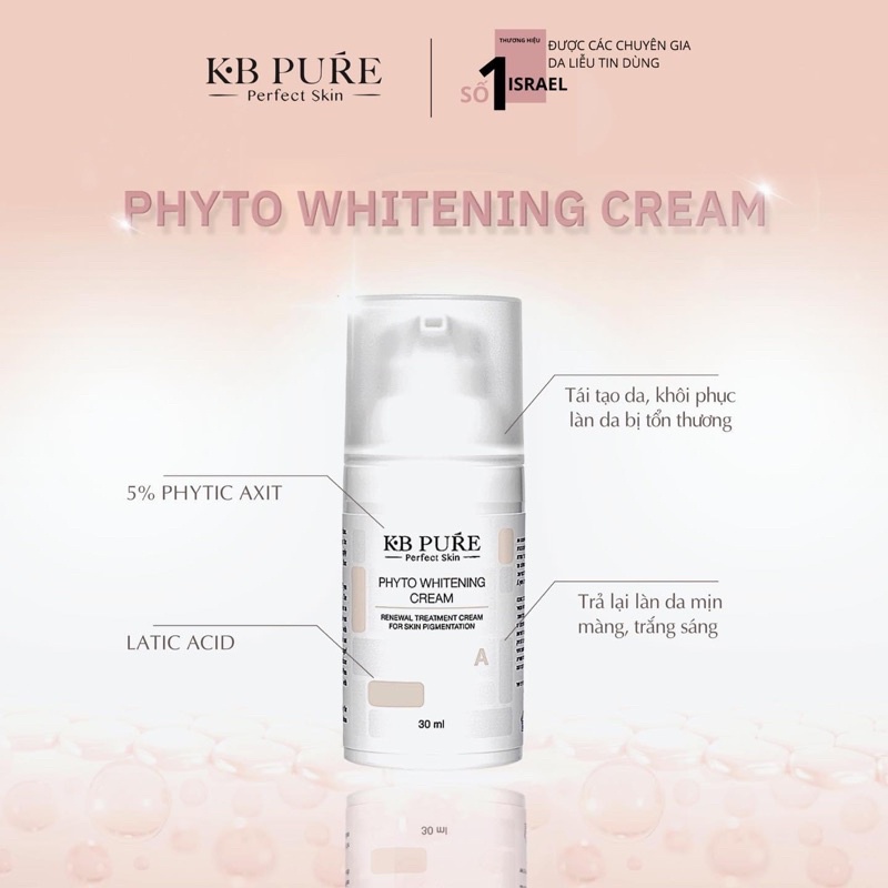 [CÔNG TY] Kem dưỡng KB Pure Phyto Whitening Cream tái tạo làm trắng da ...