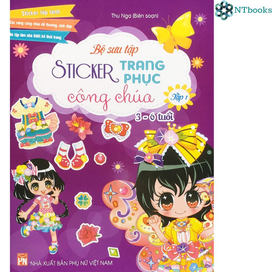 Sách Bộ sưu tập Sticker Trang Phục Công Chúa Tập 1 (3-6 tuổi) | Shopee ...