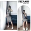 Váy đầm polo nữ kẻ ngang cổ bẻ siêu phẩm dáng suông dễ mặc fizano