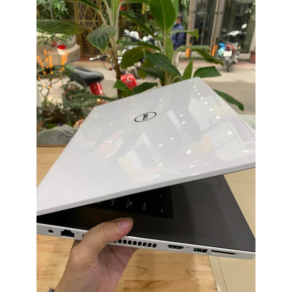 Laptop Cũ Rẻ Dell Trắng Ram 8gb/ SSD/ Màn Hình To, Học Tập, Làm Việc Mượt Mà