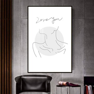 Tranh Treo Tường Minimalist 1 (60x90cm) - Tranh Laminate Tráng Gương