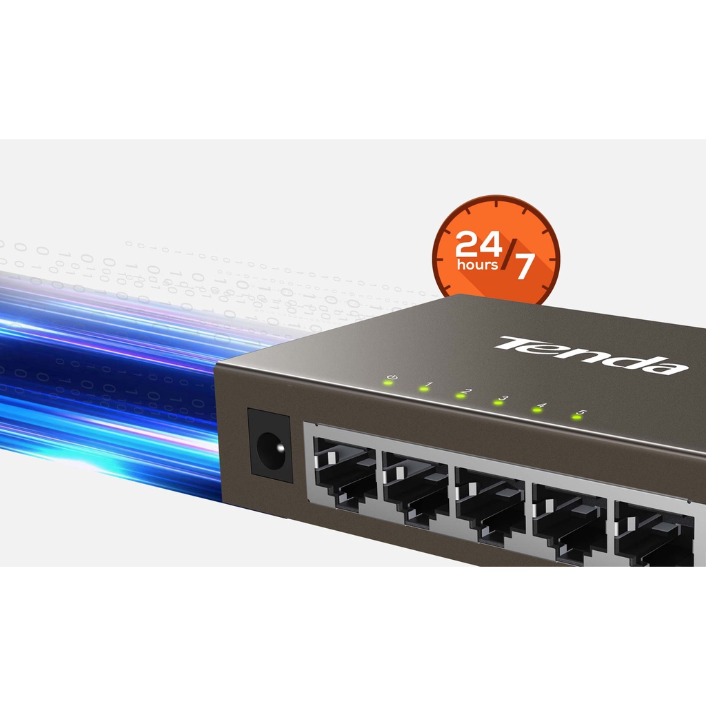 Bộ Chia Mạng Switch Tenda TEG1005D 5 Cổng Ethernet 1000Mbps
