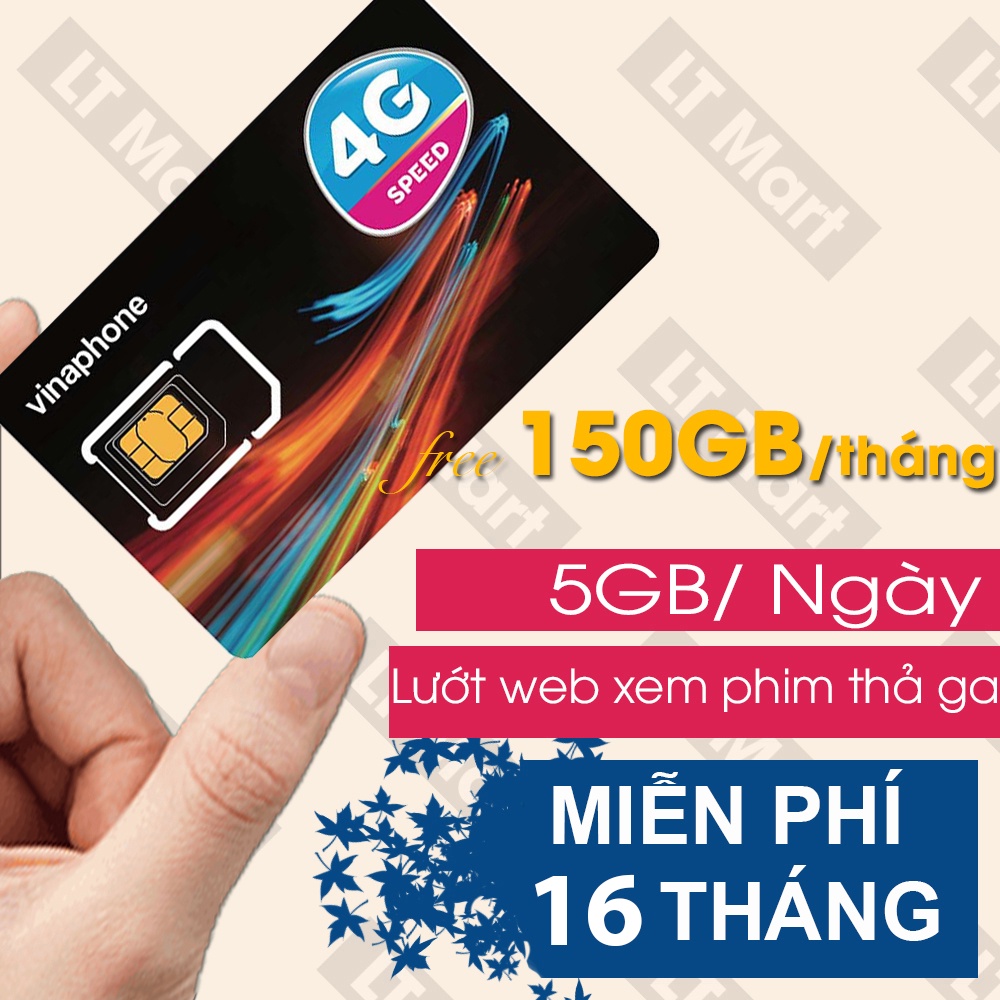 Sim 4G Vinaphone Big50y D89y Vd89p Trọn Gói Tặng 90Gb/tháng 150GB/Tháng ...