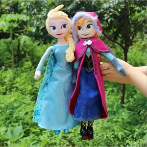 2018 Sốt Elsa Và Anna 40cm 50cm Búp Bê Sang Trọng Kid Vui Vẻ Mới