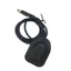 Pealike 27 5 inch Ba lô Gói mở rộng bên ngoài Cổng USB Giao diện sạc Bộ chuyển đổi điện thoại di động Dây cáp sạc màu đen