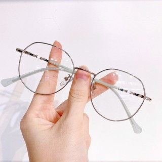 Gọng Kính Cận - Gọng Kim Loại Mắt Tròn Phong Cách Hàn Quốc Chống Bụi Ms 5029