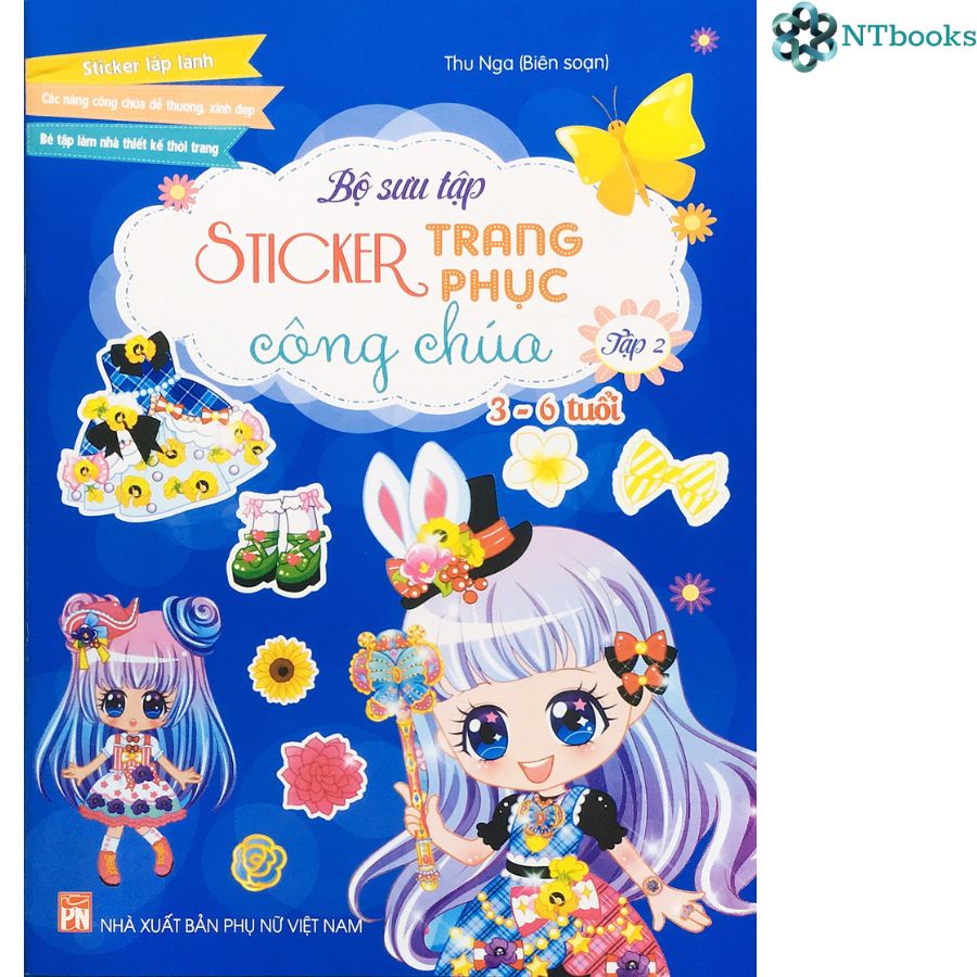 Sách Bộ sưu tập Sticker Trang Phục Công Chúa Tập 2 (3-6 tuổi) | Shopee ...
