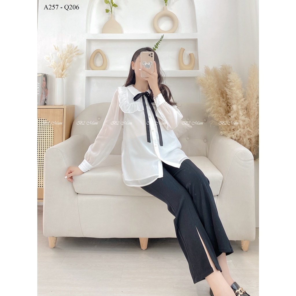 Áo bầu thiết kế Áo tơ bèo A257 B2MUM