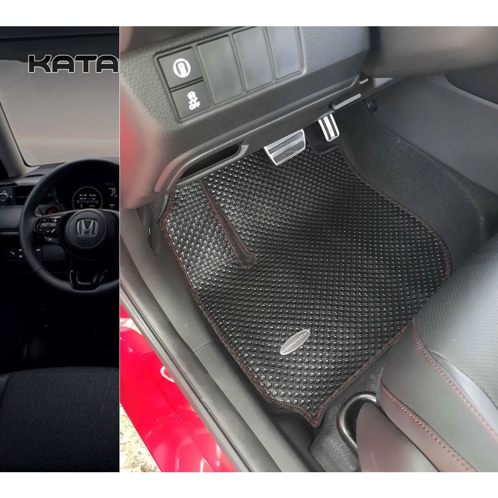 Thảm lót ô tô KATA cho xe Honda HR-V (2022-2025) - Khít với sàn, Chống thấm, Chống trơn, Không mùi, Không ẩm mốc