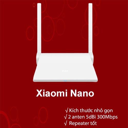 Bộ phát wifi Router wifi Xiaomi Nano R1CL,rom padavan,wifi 300 Mpbs,nhỏ ...