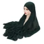 Jifang Khăn Choàng Cổ Chiffon Màu Trơn Kiểu Chéo WJ927