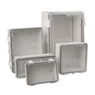 Hộp nối ngoài trời khóa trong suốt, chống thấm nước, hộp điều khiển nhựa, giám sát điện yếu
