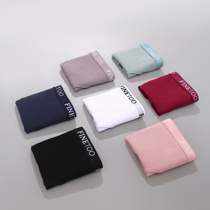Ảnh Set 3 quần lót cotton FINETOO in chữ thoải mái thời trang cho nữ 4
