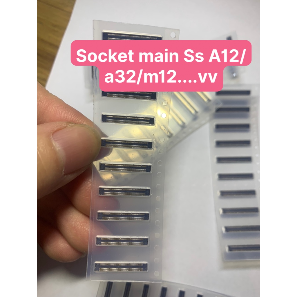 chân socket trên main ( chân conect) zin mới điện thoại sam sung a32 ...