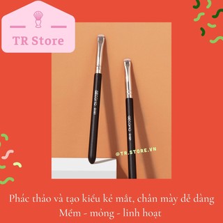 Cọ kẻ mắt và chân mày Gecomo nguyên khối trang điểm mắt chuyên nghiệp