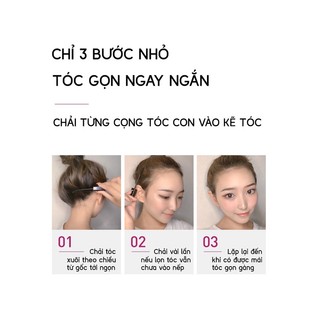 Cây chải tóc Mascara cố định tóc mai, chuốt tóc con gọn vào nếp, búi tạo kiểu vuốt gọn tóc