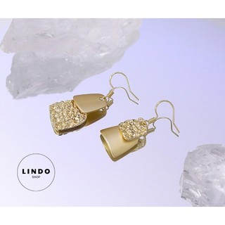 Bông tai thời trang thanh lịch dáng dài LINDO thích hợp đeo đi chơi, dự tiệc