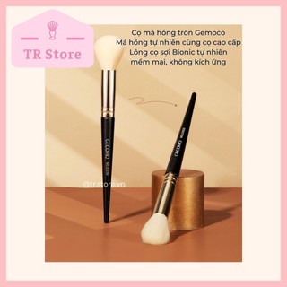 Cọ má hồng đầu tròn Gecomo nguyên khối lẻ một cây trang điểm chuyên nghiệp G1035