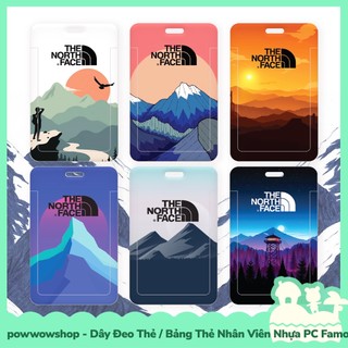 [Sẵn VN - Hỏa Tốc] Dây Vải Đeo Thẻ 42cm / Bao Thẻ Nhân Viên Nhựa PC Phong Cách TNF Famous Brand