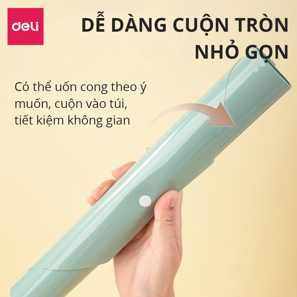 Combo 2 Túi file đựng tài liệu A4 Deli nhiều màu, my clear bag bìa đựng tài liệu văn phòng phẩm lưu trữ hồ sơ giấy tờ