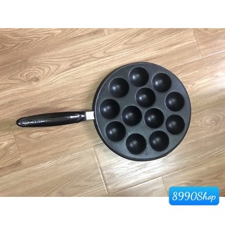 Khuôn Bánh Khọt Chống Dính 10 Lỗ Có Tay Cầm Tiện Ích