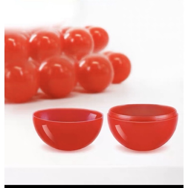Quả Bóng Nhựa Bốc Thăm May Mắn,Banh Bốc Thăm Mở Đôi Được - Rỗng 2 nửa 4Cm