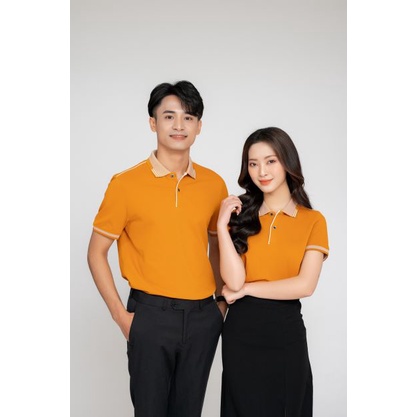 Áo Polo Nam Nữ Hải Anh - Đồng Phục Công Sở Thiết Kế Đơn Giản Cao Cấp Vàng  Nghệ 16 - HA21 | Shopee Việt Nam