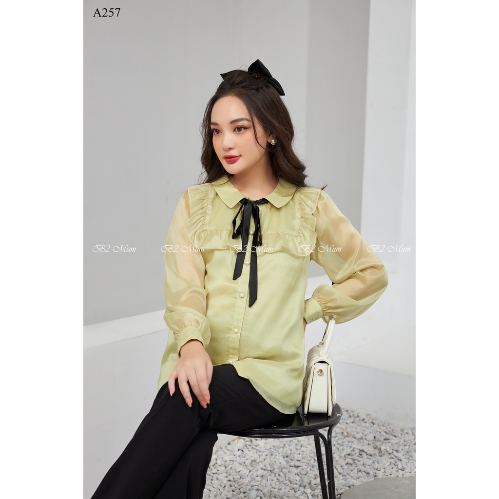 Áo bầu thiết kế Áo tơ bèo A257 B2MUM
