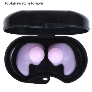 1 Cặp Nút Bịt Tai Chống Ồn Bằng Silicon Mềm Có Thể Tái Sử Dụng Dùng Khi Ngủ
