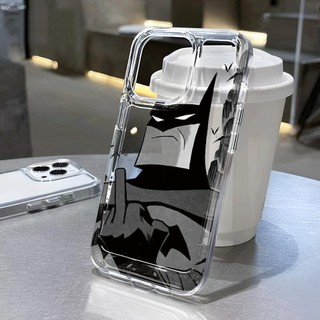 Ốp Điện Thoại Mềm Hình Người Dơi Cho iphone 14 Pro Max 14 Plus 13 11 12 7Plus X XR XS Max 8 7 se2020