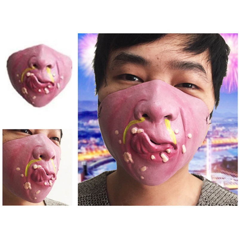 SHI Hài Hước Dây Đàn Hồi Kinh Dị Đáng Sợ Người Lớn Đảng Ngộ nghĩnh Trang Trí Halloween