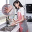 *Kẻ soọc* Tạp dề nấu ăn kẻ soọc có túi đựng đồ kèm khăn lau tay - tiện dụng, đa năng