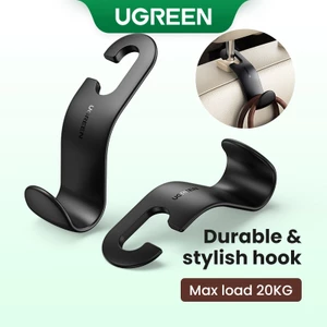 Ugreen 2 Chiếc Giá Đỡ Ô Tô Trong Ô Tô Có Thể Điều Chỉnh Ghế Sau Tựa Đầu Móc Treo Móc Cho Vải Tạp Hóa Túi Ví Người Tổ Chức Lưu Trữ Móc Xe