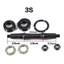 GAVESTO Xe Đạp Xe Đạp Dưới Chân Đế Chất Lượng Cao Cho 68 Mm BB Shell Hạt Ghế Lỗ Vuông