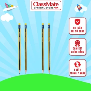 Bút Chì Gỗ Có Tẩy 2B CLASSMATE - 1 Chiếc - Nét Bút Mịn, Hình Dáng Đơn Giản , Dùng Để Luyện Chữ Cho Học Sinh PC403