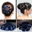 WEETW Lưới Tóc Co Giãn Dây Buộc Cho Bé Gái Y Tá Cho Nữ Mũ Ngọt Hairgrips Bao Lưới
