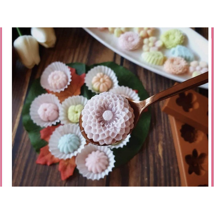 Khuôn hoa cúc thược dược nhỏ