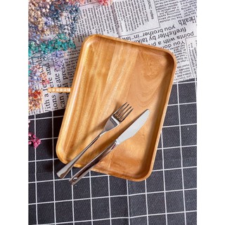 Dĩa gỗ khay gỗ chữ nhật đựng trái cây,  điểm tâm, decor chụp ảnh MyCook