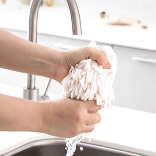 Khăn Lau Tay Tròn / Khăn Lau Tay Hình Quả Bông Thấm Hút Tốt Cho Nhà Bếp 88353 Mienphivanchuyen199k