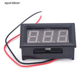 Vôn kế điện tử 4,5-30V Đỏ cho ô tô