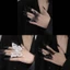 Treeling Hình Bướm Có Thể Điều Chỉnh Mở Punk Gothic Côn Trùng Nhẫn Trang Sức