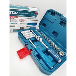ĐỒ NGHỀ TOTAL Bộ 20 đầu tuýp 1/4 inch THT141201