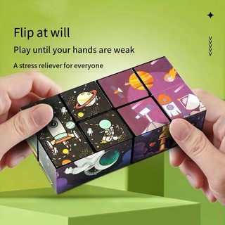 Khối Rubik 3D Từ Tính Rèn Luyện Trí Não Cho Bé