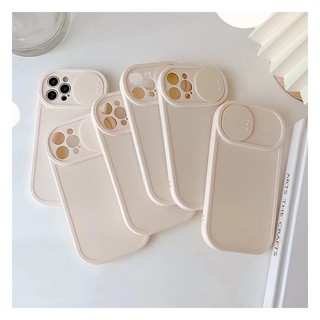 Ốp lưng iphone nắp trượt tròn màu trơn 6/6s/7/8/x/xr/xs/11/12/13/14/pro/max/plus/promax - sc196
