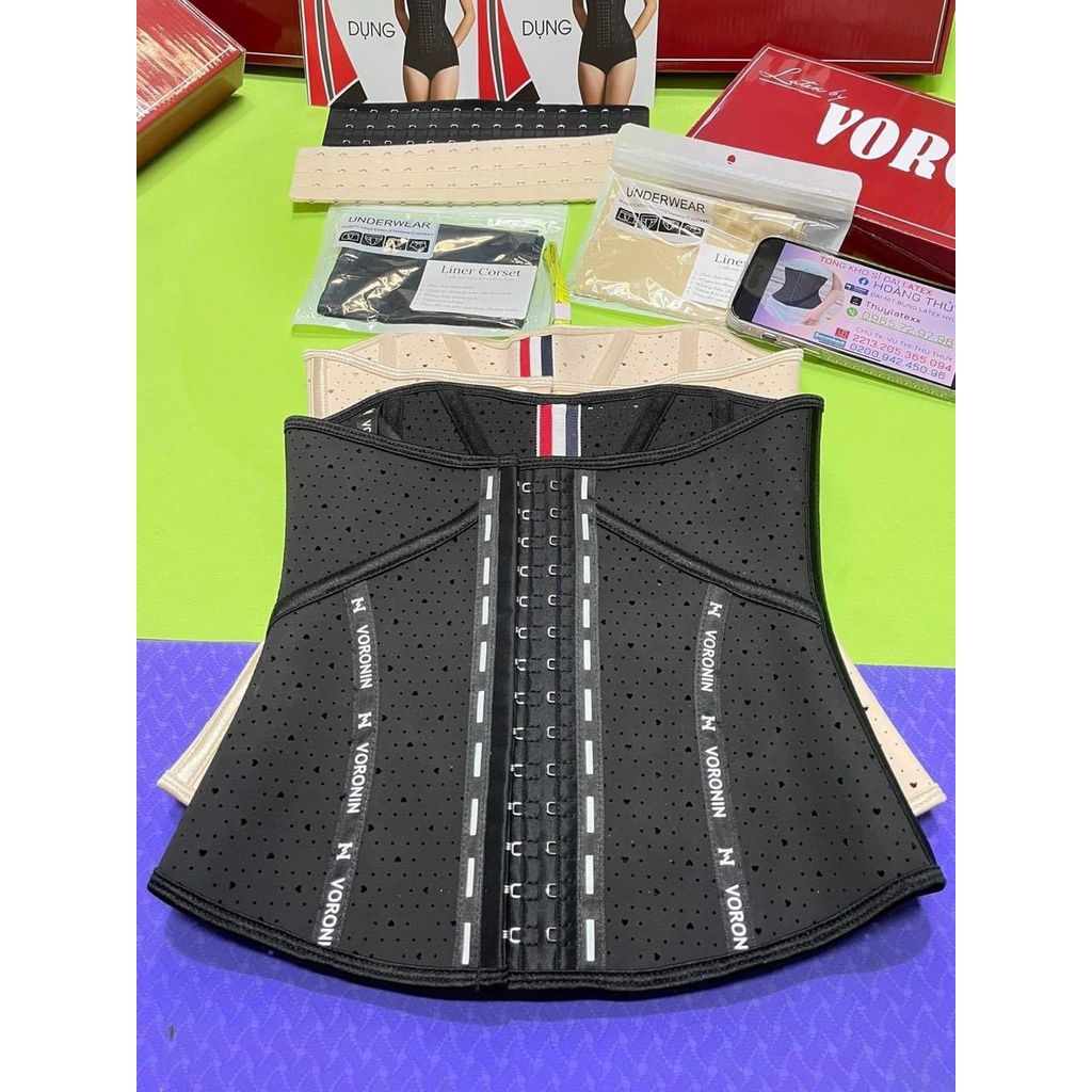 Ảnh Đai nịt bụng latex SILIVE 13 xương dáng chuẩn đeo không lộ viền của bộ đai nịt bụng giảm mỡ gen nịt bụng và đai latex 3