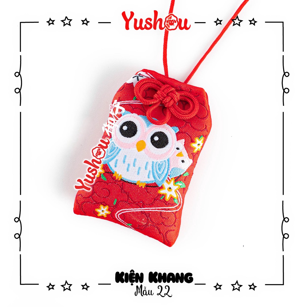 Túi Phước Yushou Sức Khỏe Mẫu 22 - Kiểu Omamori Nhật, Có sẵn, Quà tặng ý nghĩa.
