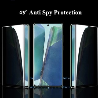 Kính Cường Lực Cong Bảo Vệ Màn Hình Chống Nhìn Trộm Cho Samsung Galaxy S26 S25 Note 20 S24 S23 S22 S21 S20 Ultra S10 Plus 5G